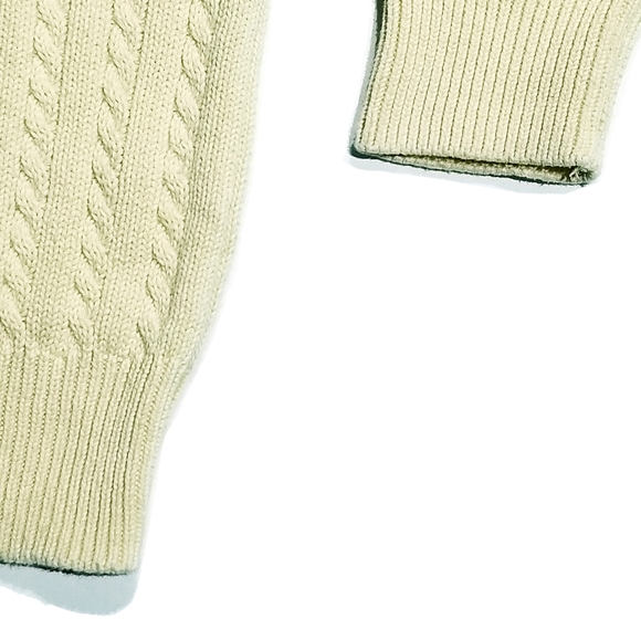 Vintage LPGA Womens V-Neck Cable Knit Sweater M - Picture 7 of 8